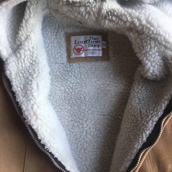 Men's Vintage Suede Jacket with hood - Picture 2 of 11